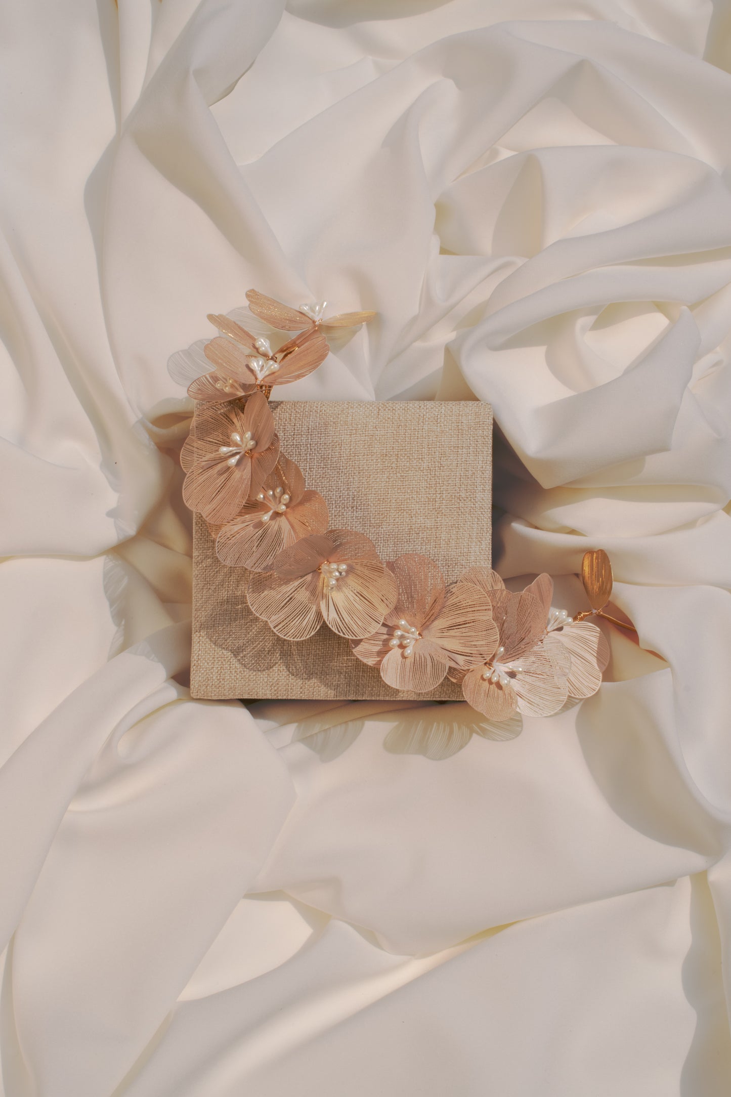 Tocado Valentina Rose Gold